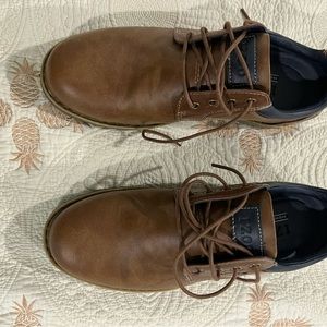 Izod Men's Oxford Brown Lace Up Casual Shoes